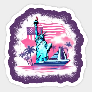 NYC meets Miami Sticker